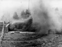Výbuch uhelného prachu v pokusné štole ve Štramberku / 1964