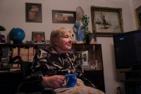 Zdenka Pospíšilová při natáčení v roce 2023