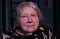 Zdenka Pospíšilová při natáčení v roce 2023