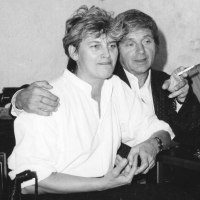 Etela Laňková s bratrem Janem Kristoforim