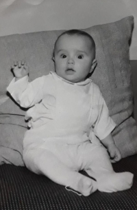 Kateřina Blumová jako miminko