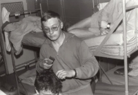Pavel Hroznata Adamec during his military service, 1985-1987