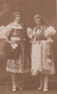 Mother and grandmother in Uzhhorod