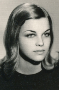 Zvjezdana Marković, student at the Faculty of Economics, Sarajevo, 1973