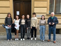 Team from Barrandov elementary school with Pavel Baldinský 2024