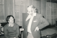 V ČKD Polovodiče, pamětník vlevo, 80. léta