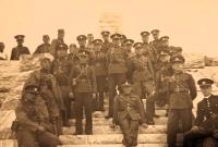 Witness's father Stanislav Zedníček in the legions, bottom right