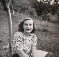 Matka pamětníka Olga Wolfová, rozená Sedláčková