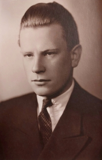 Otec pamětníka Jaromír Wolf, 40. léta