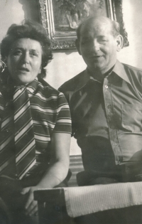 Parents Božena and Milan Richter, 1973