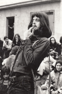 Petr Bukva - fotbálek na Svatém Kopečku u Olomouce, 70. léta