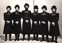 Sedmdesátá léta v Divadle Oldřicha Stibora, Petr Bukva třetí zleva, Olomouc