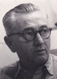 Josef Srna, otec pamětnice, polovina 50. let