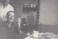 Dědeček pamětnice z matčiny strany při návštěvě v Jugoslávii v roce 1960