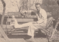 Alois Havlovič v roce 1952, pamětníkův otec (45 let)