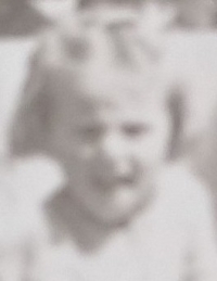 Jana Věchtová v dětství