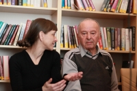 Zdeněk Smékal při natáčení pro Paměť národa, Ptení, březen 2025