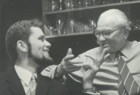 Jiří Hejda s vnukem Martinem