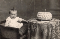 Miloslava Hojdekrová, 1st birthday, 1951