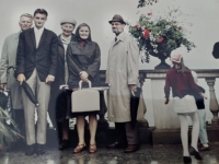 Návštěva Mainau se známými z Vídně, rok 1972
