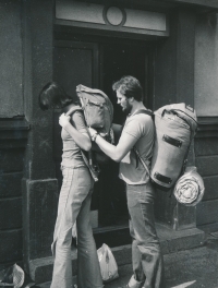 Jiří Choun vpravo, 1977