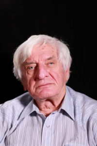 František Vlček filming with Memory of Nation, Olomouc, 2025