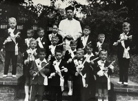 Biřmování, Václav Houf uprostřed