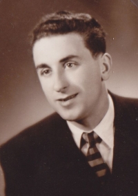 František Hamr během studií, 50. léta