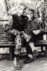 Monika Proche s manželem Romanem v roce 1985