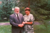 Svatba Arnošta a Elišky Wagnerových, září 1989