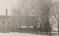 Zedníček's farm before nationalization in the winter of 1946