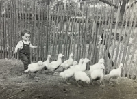 Zuzana Hudečková jako malá (konec 60. let)