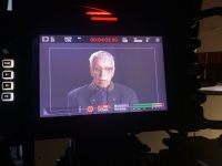 Při natáčení v plzeňském studiu