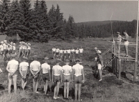 Scouting with the legendary "Five", 1950s
