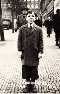 Jiří Stivín in the late 1940s