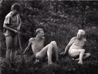 Scouting with the legendary "Five", 1950s