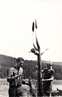 Scouting with the legendary "Five", 1950s