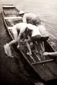 Scouting with the legendary "Five", 1950s