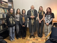 Jiří Růžička with the team from the Our Neighbours' Stories project