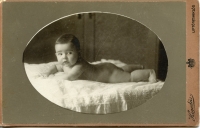 1913, Pavol Strauss ako päťmesačný