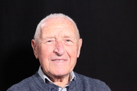 Vladimír Menšík na natáčení, 2022