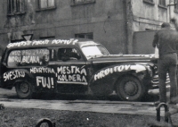 "Lidová tvořivost" jako výraz odporu proti okupačnímu vojsku, srpen 1968