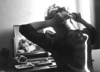 Ivana Wojtylová v šatně Těšínského divadla