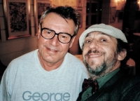 With Miloš Forman
