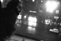 Allen Ginsberg in Prague photographed by Jiří Stivín, 1965