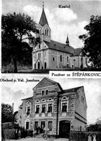 Historická pohlednice Štěpánkovic