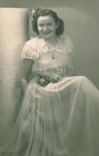 Bohuslava Slobodová v tanečních (50. léta)