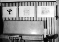 Theatre of Music, exhibition of Vladimír Komárek, Ostrava, March 1973