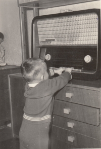 Miroslav Drábek doma, Ostrov nad Ohří, 60. léta