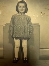 Zdeňka Dvořáková - photographs from her childhood, 1950s